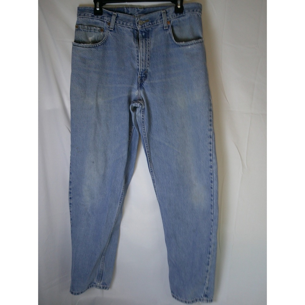 Vintage Y2K Distressed Levi's 560 Jeans Mens 33x32 Loose Fit Tapered Leg‎ Pants